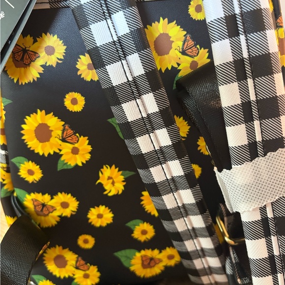 Loungefly Black Sunflower Bambi & Friends Mini Backpack - Picture 4 of 6
